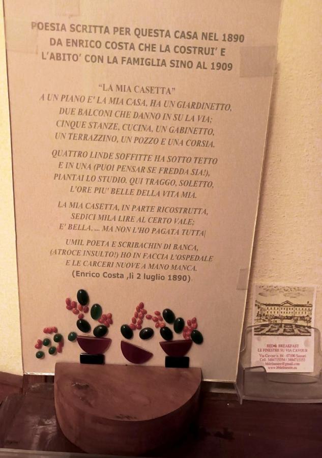 B&B Le Finestre Su Via Cavour Sassari Exteriör bild